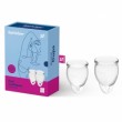 Satisfyer Menstrual Cups Feel Confident Clear